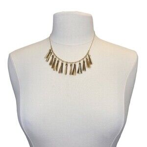 Gold Tassle Chain Necklace